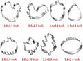Fall Cookie Cutters Set, 8-Piece Thanksgiving Cookie Cutters with Pumpkin, Turkey, Football and Leaf Shapes, Stainless Steel