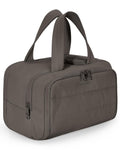 BAGSMART Travel Toiletry Bag, Crush Toiletry Bag for Women, Wide-open Puffy Toiletry Bags for Traveling, Large Travel Cosmetic Makeup Bag Organizer for Accessories,Toiletrie, Beige