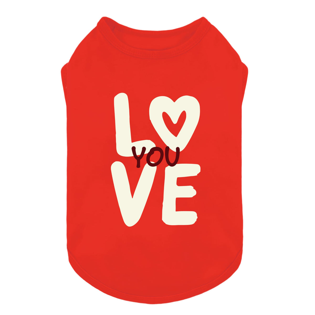Fitwarm I Love Fall Dog Shirt, Thanksgiving Outfit for Small Dogs Boy Girl, Pet Clothes, Brown, Orange, Yellow, Medium
