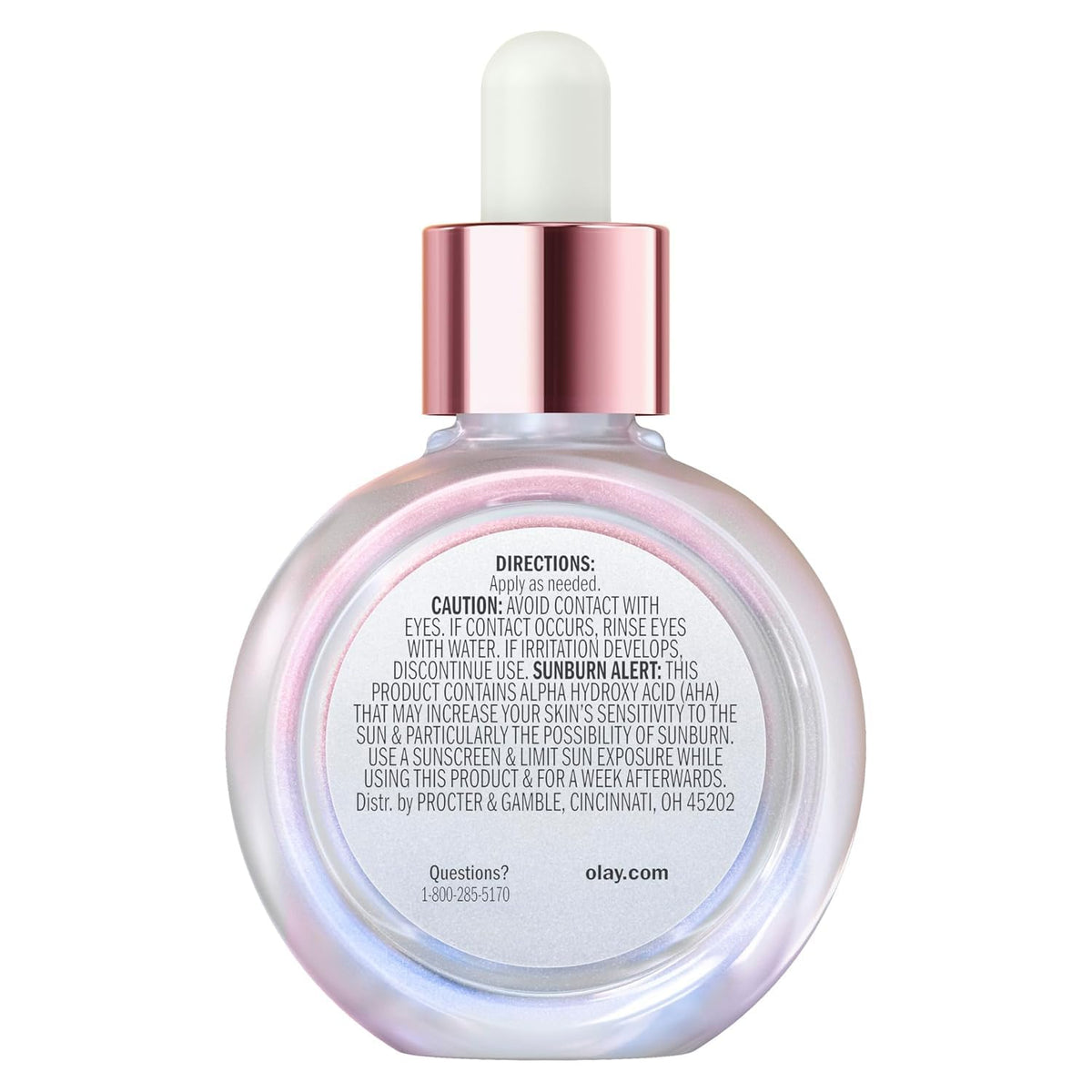 Olay Super Serum - Glow Serum for Face - Activated Niacinamide, Vitamin C & E, Collagen Peptide, AHA - 5-in-1 Benefits - Brightens, Hydrates, Smooths, Firms, Evens Tone, Proactive Anti-Aging, 1.0 Oz