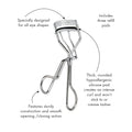 Tweezerman Classic Eyelash Curler for All Eye Shapes with Refill Pads