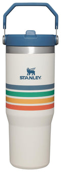 Stanley IceFlow 2.0 Flip Straw Tumbler with Handle 30 oz | Twist On Lid and Flip Up Straw | Leak Resistant Water Bottle | Insulated Stainless Steel | BPA-Free | Dried Pine