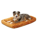 MidWest Homes for Pets QuietTime Dog Bed - White Fleece Bolster, Ultra-Soft and Machine Washable, Fits 42-Inch Crates and Carriers, for Large Breed Dogs