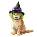 Enjoying Cat Halloween Costume, Pet Vampire Costume for Small Dogs Cats Rabbits, Kitty Pumpkin Cloak Outfit Party Halloween Cosplay