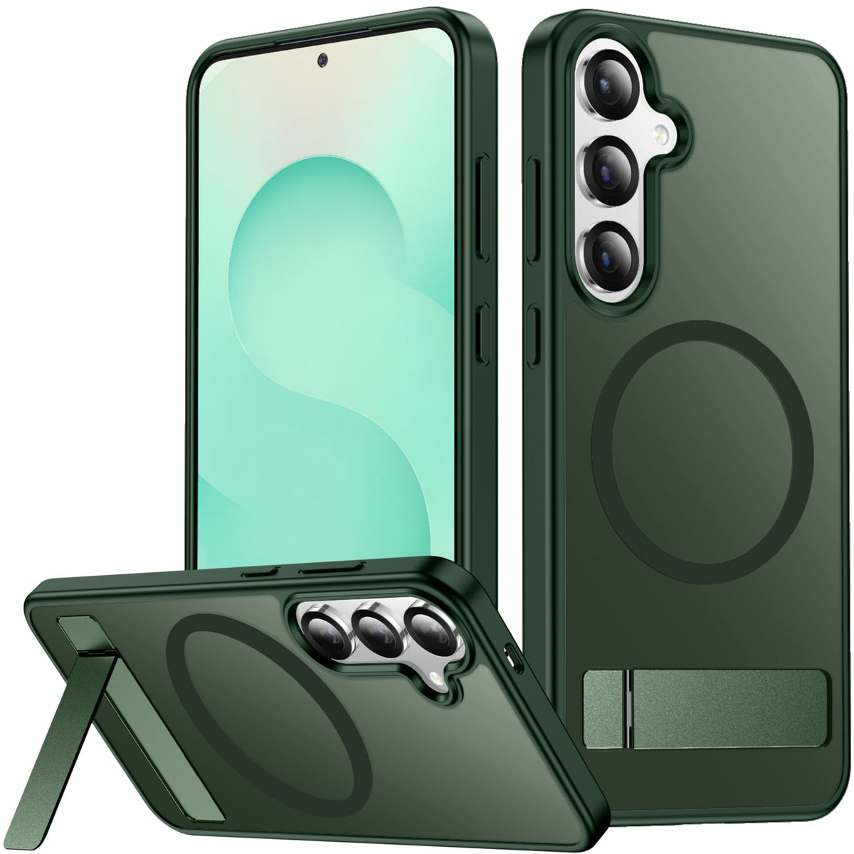 SPIDERCASE for Samsung Galaxy S26 Ultra Case,Built-in Stand,Clear