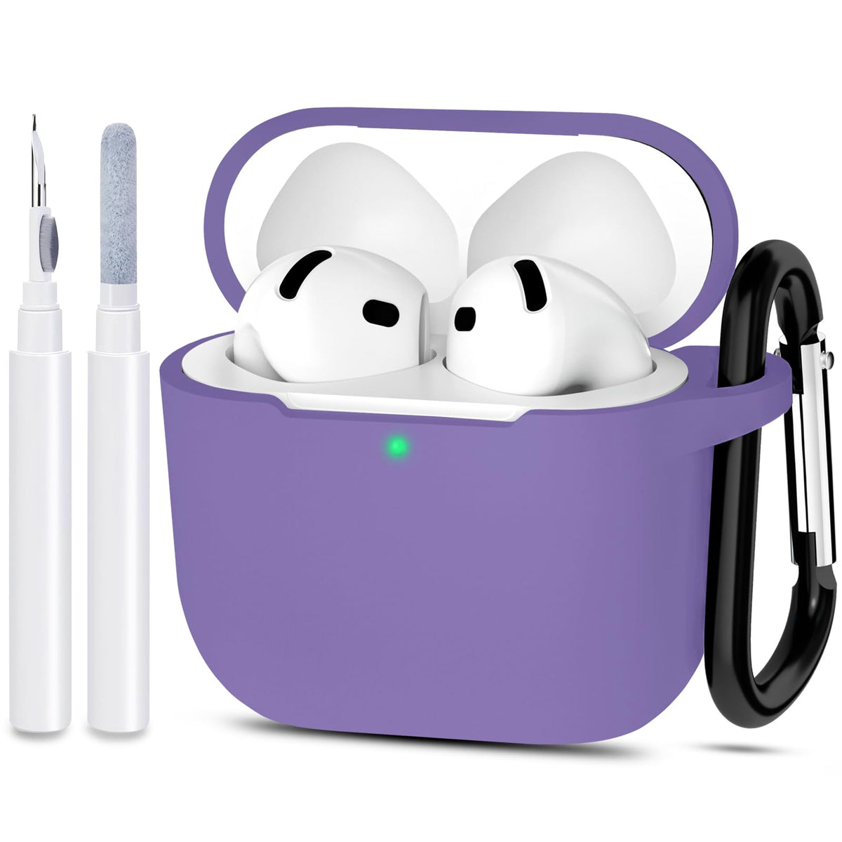 for AirPods 4/5 Case Cover with Cleaner kit, Midnight Blue