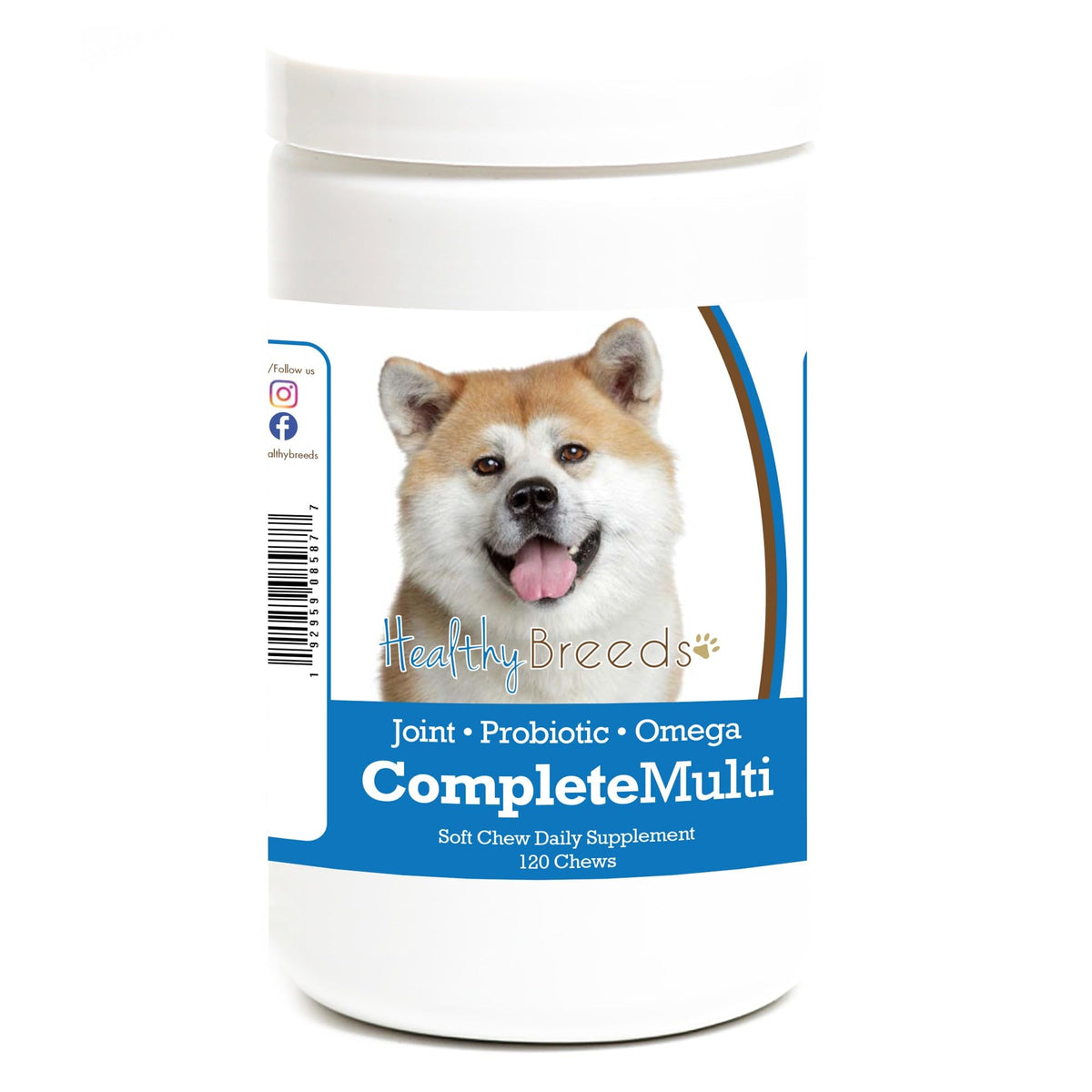 Healthy Breeds French Bulldog All in One Multivitamin Soft Chew 120 Count