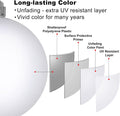 White 4.0" Large Christmas Balls - Christmas Tree Decoration Ornaments Shatterproof Hanging Balls for Birthday Halloween Holiday Wedding Decorations Set of 4pcs