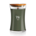 WoodWick Fireside Holiday Candle Gifts for Women and Men, 9.7 oz Medium Hourglass Candle with Crackling Wick