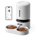PETLIBRO Automatic Cat Feeder with Camera for Two Cats, 1080P HD Video with Night Vision, 5G WiFi Pet Feeder with 2-Way Audio for Cat & Dog, Low Food & Motion & Sound Alerts, Dual Tray, Black 5L
