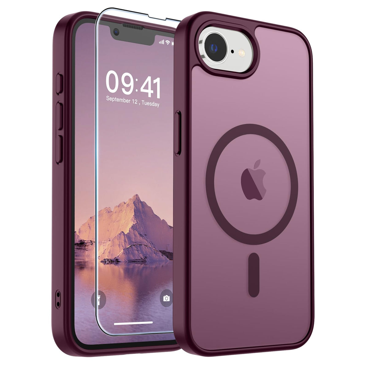 SUPFINE Magnetic for iPhone 13 Case/iPhone 14 Case Black