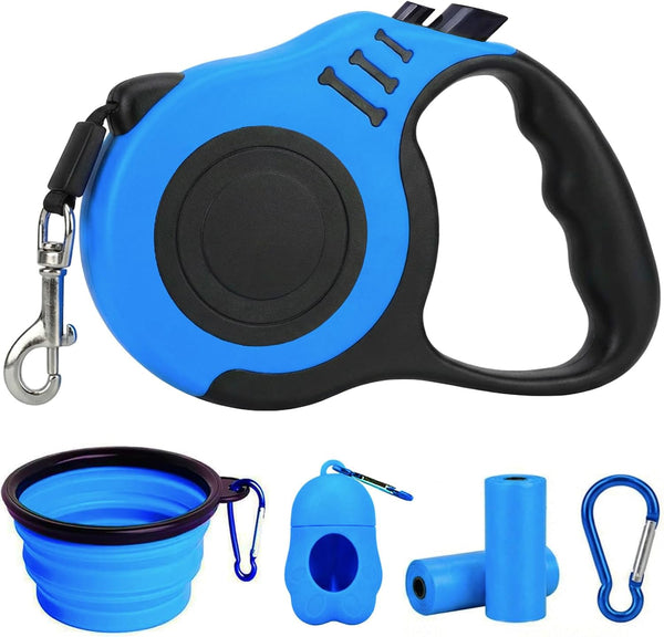 PETIMP Retractable Dog Leash Lightweight 16FT Leash Set