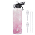 Konokyo 18 oz Insulated Water Bottle with Straw Lid, Stainless Steel Vacuum Sports Water Bottle, Leak-Proof Reusable Metal Flask with Carry Loop, BPA-Free Travel Bottle for Gym, School, Office