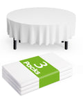 Pureegg Plastic Table Cloth Disposable 54x108 Gold 3Pack