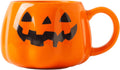Halloween Cute Pumpkin Mug, Pumpkin Shaped Mug Decorations, Cute Halloween Cup 12 Ounce