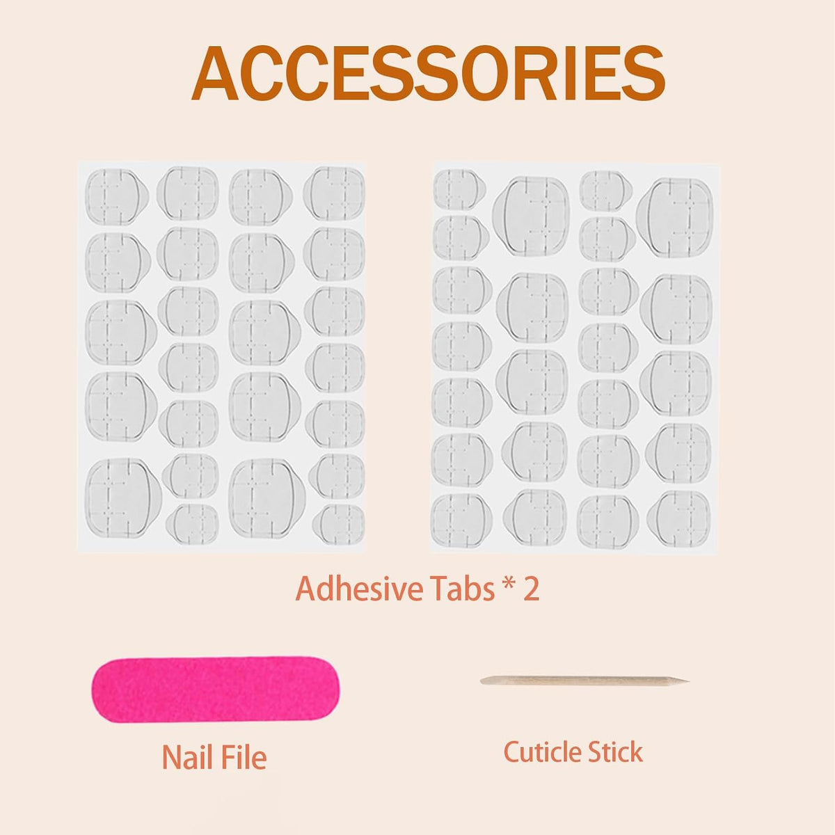 Halloween Press on Nails Medium Almond Ghost Fake Nails 30Pcs