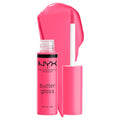 NYX PROFESSIONAL MAKEUP Butter Gloss, Non-Sticky Lip Gloss - Sugar Glass (Clear), Pack Of 3