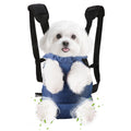 Inspack Dog Backpack Carrier/Cat Carrier, Adjustable Pet Front Carriers Travel Bag for Puppy Medium Dogs, Legs Out, Soft Ventilated Doggie Chest Carry Backpacks for Hiking/Camping, 2.5-4 lbs, Pink