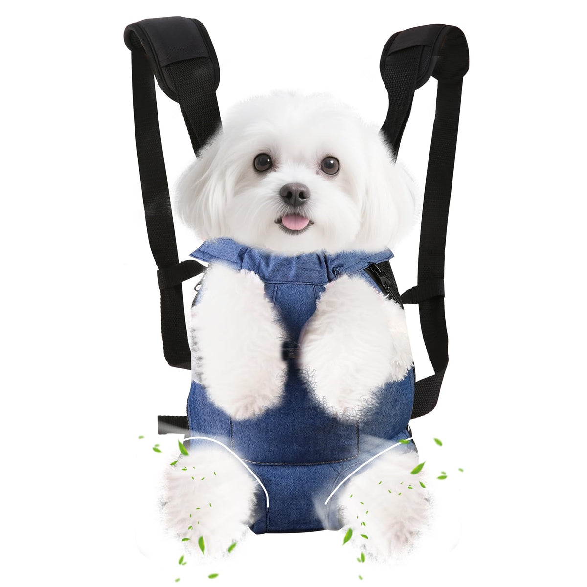 Inspack Dog Backpack Carrier/Cat Carrier, Adjustable Pet Front Carriers Travel Bag for Puppy Medium Dogs, Legs Out, Soft Ventilated Doggie Chest Carry Backpacks for Hiking/Camping, 2.5-4 lbs, Pink