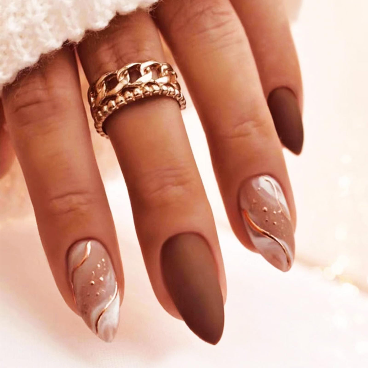Halloween Long Stiletto Press on Nails Glossy Purple Glitter Acrylic False Nails 24Pcs Sparkly Fake Nail Black Bats Gel Glue on Nail French Tips Stick on Fingernails for Coquette Women Girls