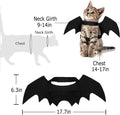 Halloween Pet Bat Wings Cat Dog Bat Costume Cute Black Cat Bat Wings Cosplay Puppy Cat Dress Up Accessories