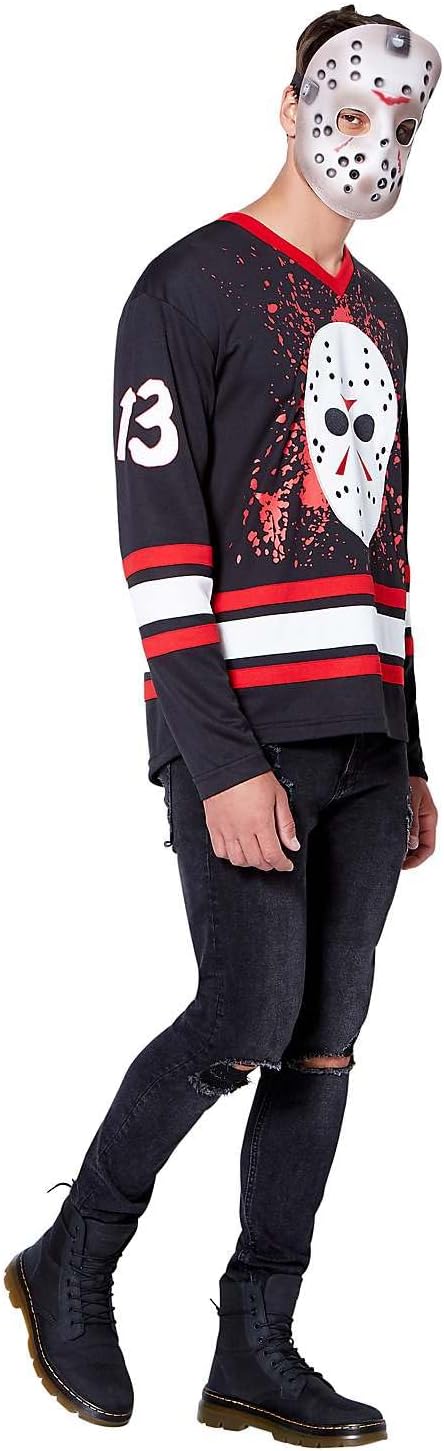Spirit Halloween Jason Voorhees Hockey Jersey - Friday the 13th