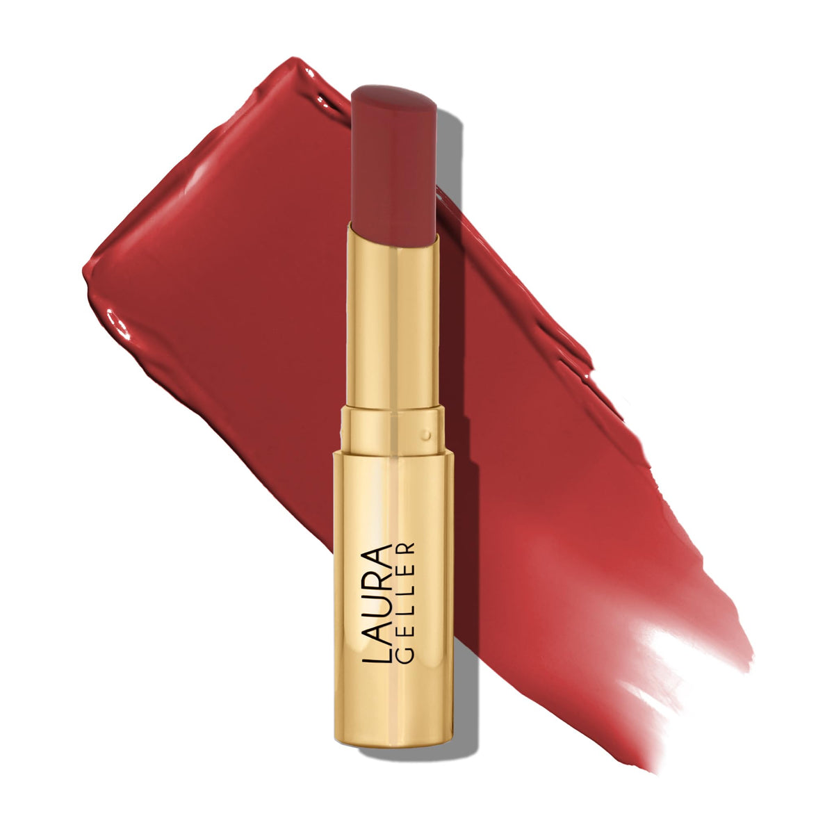 LAURA GELLER NEW YORK Jelly Balm Tinted Lip Balm – Just Peachy – Hydrating Lip Color with Shine Finish – Squalane & Vitamin E – Buildable Sheer to Medium Coverage – Vegan & Cruelty-Free