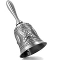 Vintage Brass Hand Bell – Loud Call Bell for Bedside, Dinner, Wedding, Christmas & Holiday Party