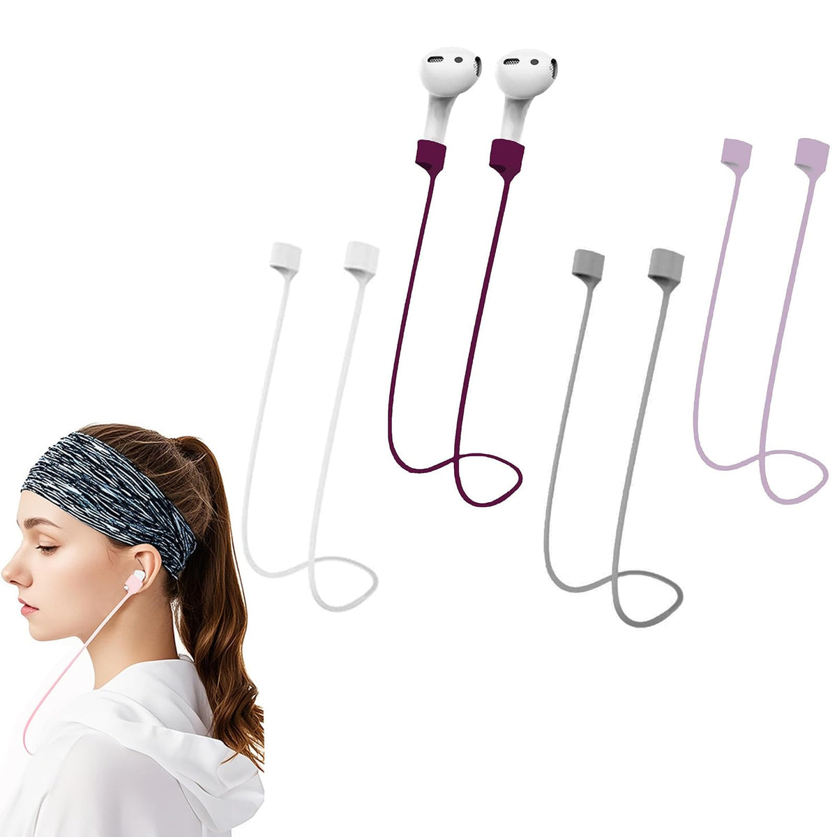 Ultra Strong Magnetic Airpod Pro Strap Anti-Lost Cord Sports Lanyard