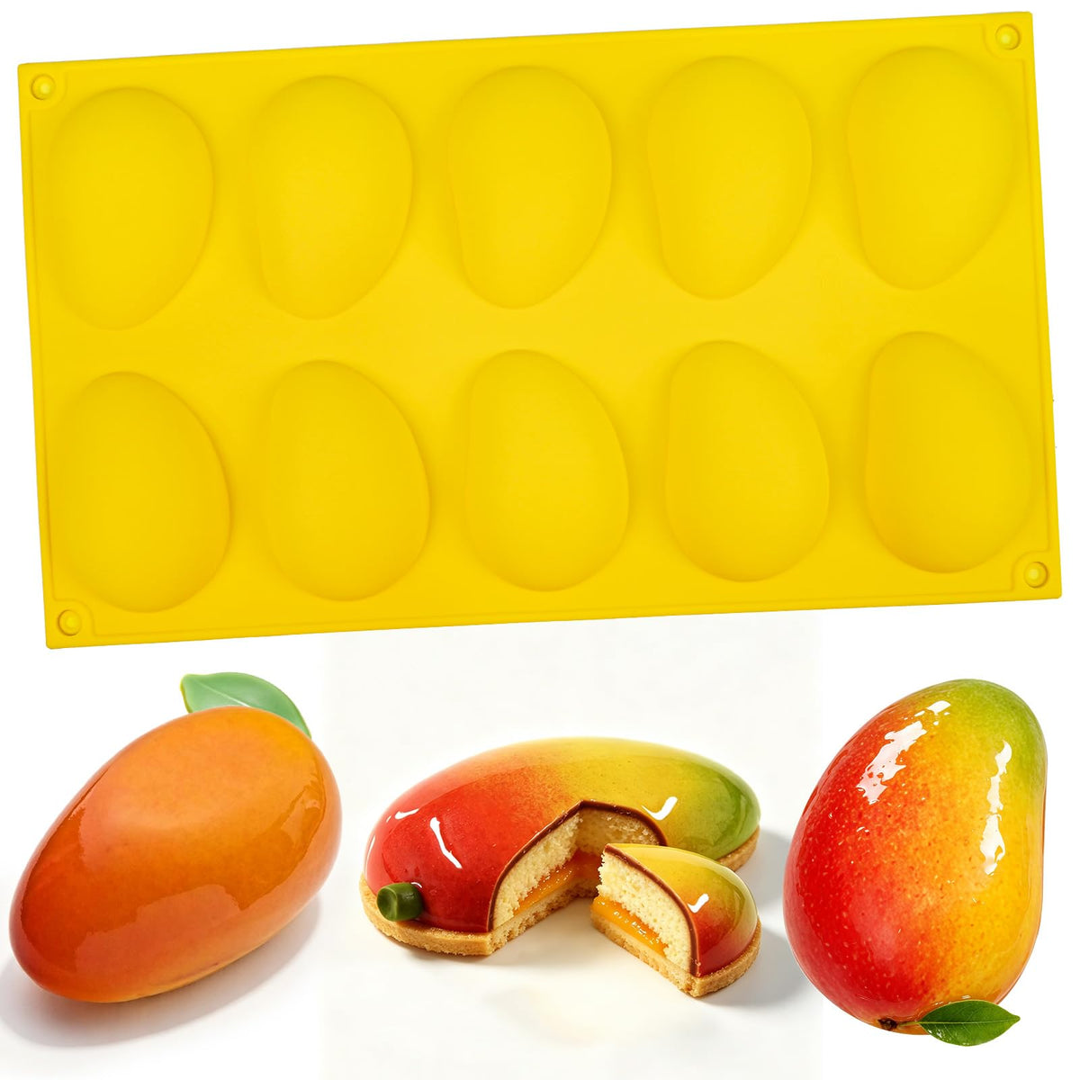 Fall Silicone Molds, Autumn Molds 3 Pack Silicone Pumpkin Thanksgiving Mold