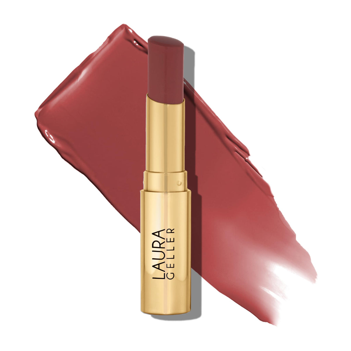 LAURA GELLER NEW YORK Jelly Balm Tinted Lip Balm – Just Peachy – Hydrating Lip Color with Shine Finish – Squalane & Vitamin E – Buildable Sheer to Medium Coverage – Vegan & Cruelty-Free