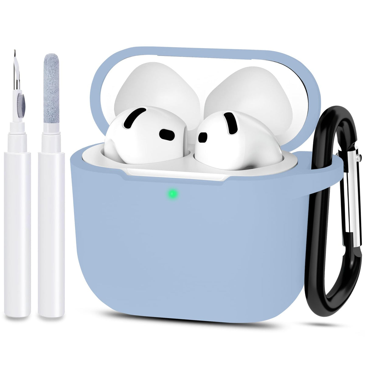for AirPods 4/5 Case Cover with Cleaner kit, Midnight Blue