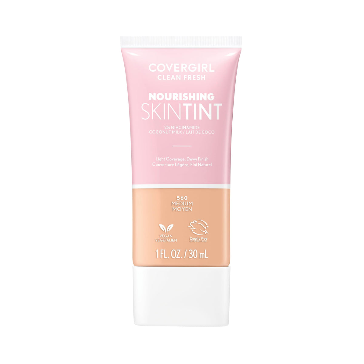COVERGIRL Clean Fresh Skin Milk Foundation, Fair, 1 Fl Oz (Pack of 1) (packaging may vary)