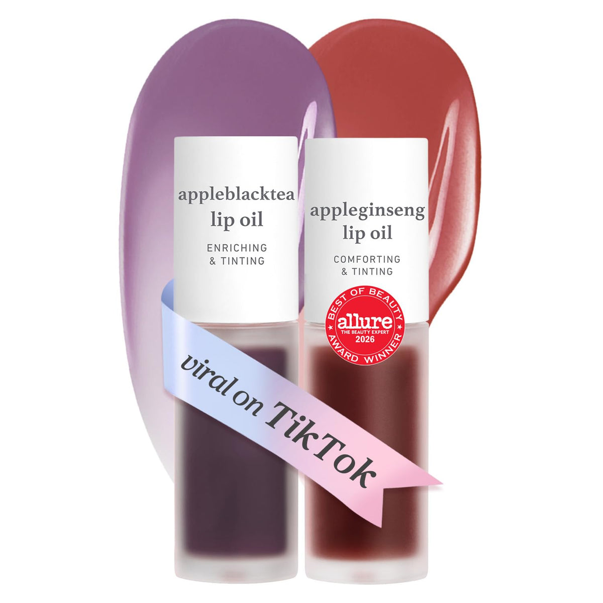 NOONI Korean Lip Oil - Appleberry - pH Color-Changing Plumping Lip Gloss