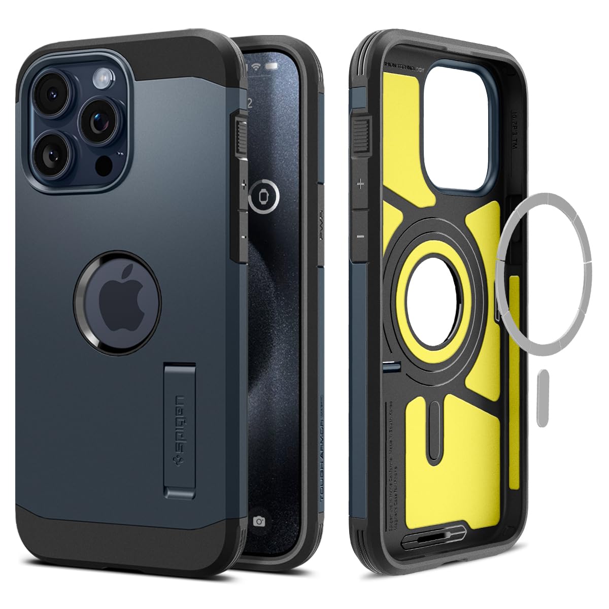 Spigen Tough Armor T MagFit for iPhone 17 Pro / 18 Pro Case, Black