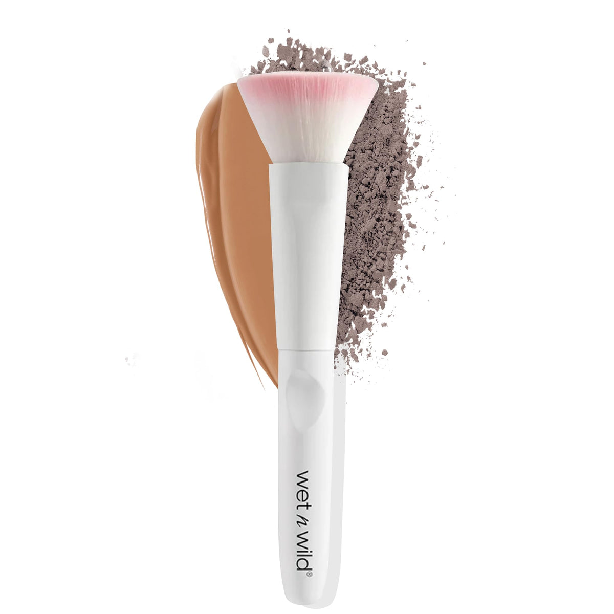 wet n wild Powder Brush, Ultra-Plush Synthetic Bristles for Flawless Application, Soft Touch, Ergonomic Handle for Comfortable Precision Control