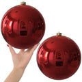 White 4.0" Large Christmas Balls - Christmas Tree Decoration Ornaments Shatterproof Hanging Balls for Birthday Halloween Holiday Wedding Decorations Set of 4pcs