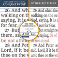 KJV Holy Bible: Giant Print with 53,000 Cross References, Deluxe Black Leathersoft, Red Letter, Comfort Print: King James Version