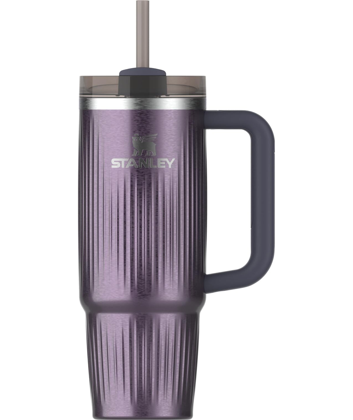 STANLEY Quencher H2.0 Tumbler with Handle and Straw 40 oz Flowstate 3-Position Lid Cup Holder Compatible for Travel Insulated Stainless Steel Cup BPA-Free Rose Quartz 2.0