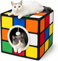 Cat Condo House, Foldable Magic Cube, Large 16.5" x 16.5" x 16.5"