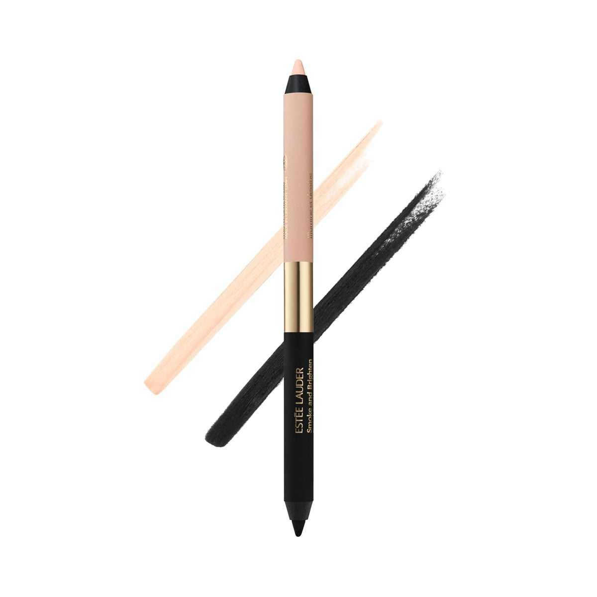 Estée Lauder Smoke and Brighten Long-Lasting Waterproof Kajal Eyeliner Pencil Duo, 0.03 Ounce