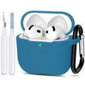 for AirPods 4/5 Case Cover with Cleaner kit, Midnight Blue