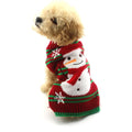 Dog Snow Sweater - Snowman Holiday Xmas Christmas Pet Clothes for Small Dog and Cat (Snowman, S)
