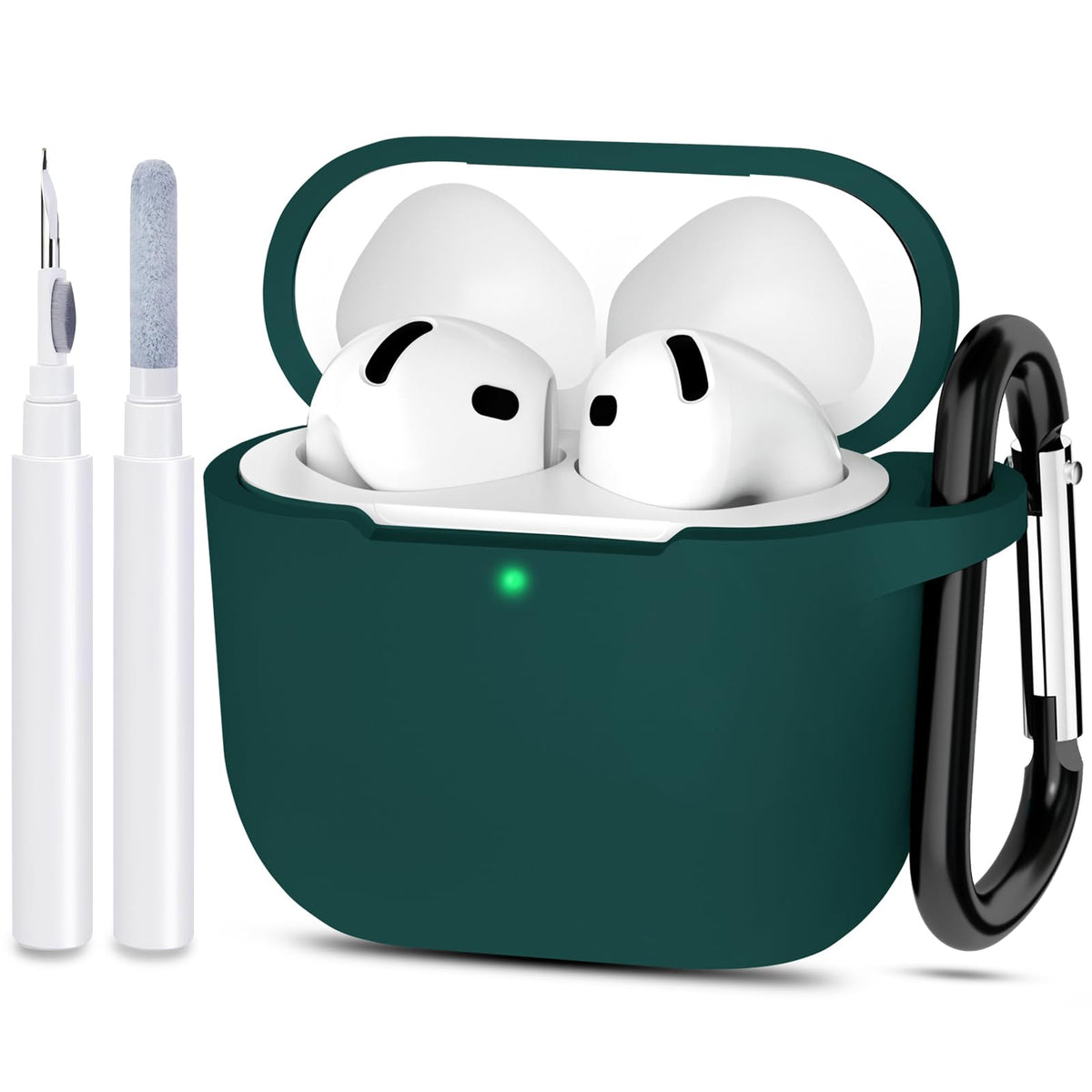 for AirPods 4/5 Case Cover with Cleaner kit, Midnight Blue