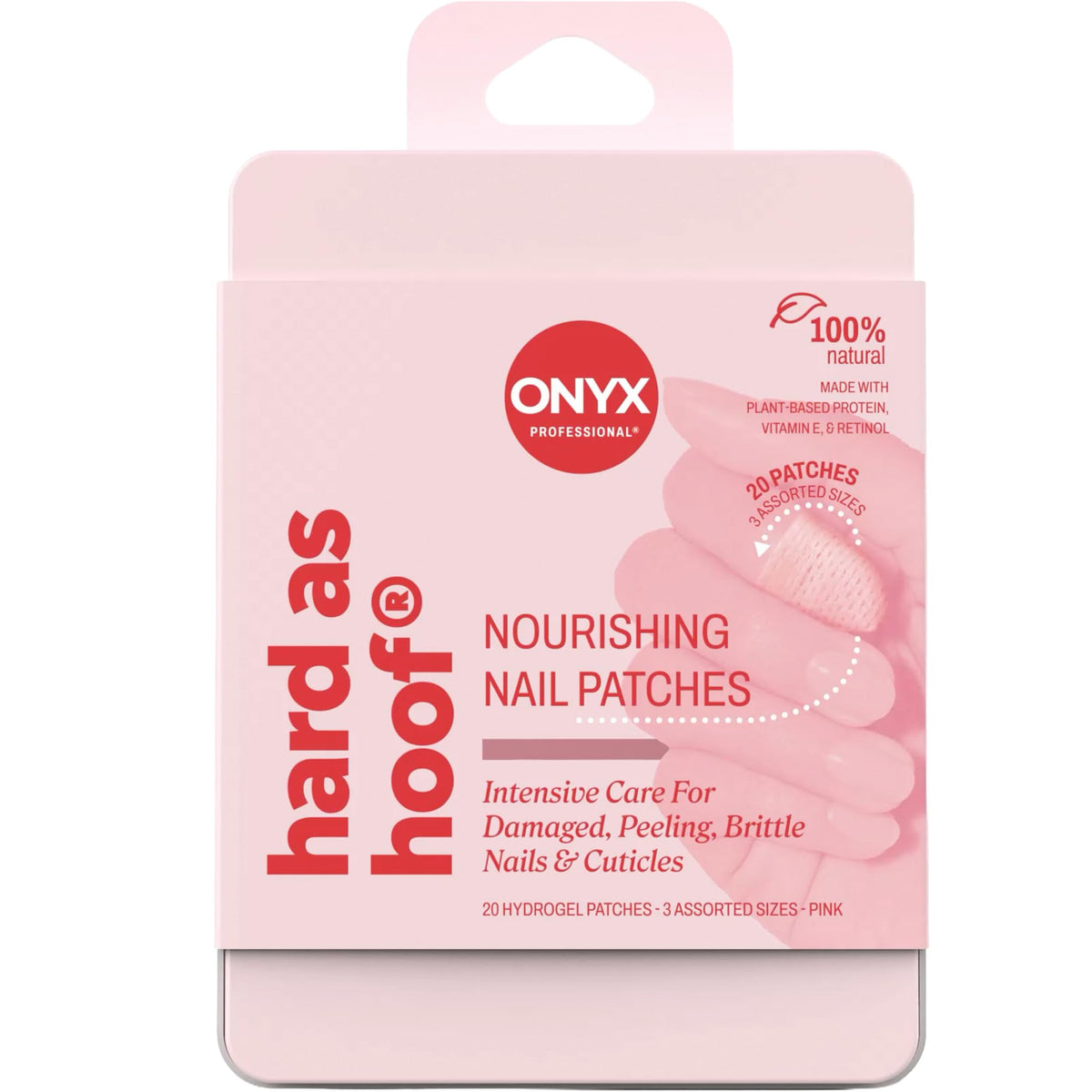 Onyx Professional Hard as Hoof Nail Strengthening Cream, Island Coconut Scent - Nail Growth and Conditioning Cuticle Cream Stops Splits, Chips, Cracks & Strengthens Nails, 1 oz
