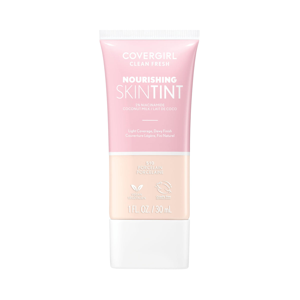 COVERGIRL Clean Fresh Skin Milk Foundation, Fair, 1 Fl Oz (Pack of 1) (packaging may vary)