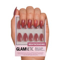 Glamnetic Press On Nails - Short Round, Glossy Fake Nails 30 Pc Full Kit | Neutral press on nails, 12 sizes. Everyday glue-on set. Waterproof, chip-resistant, up to 2 weeks wear
