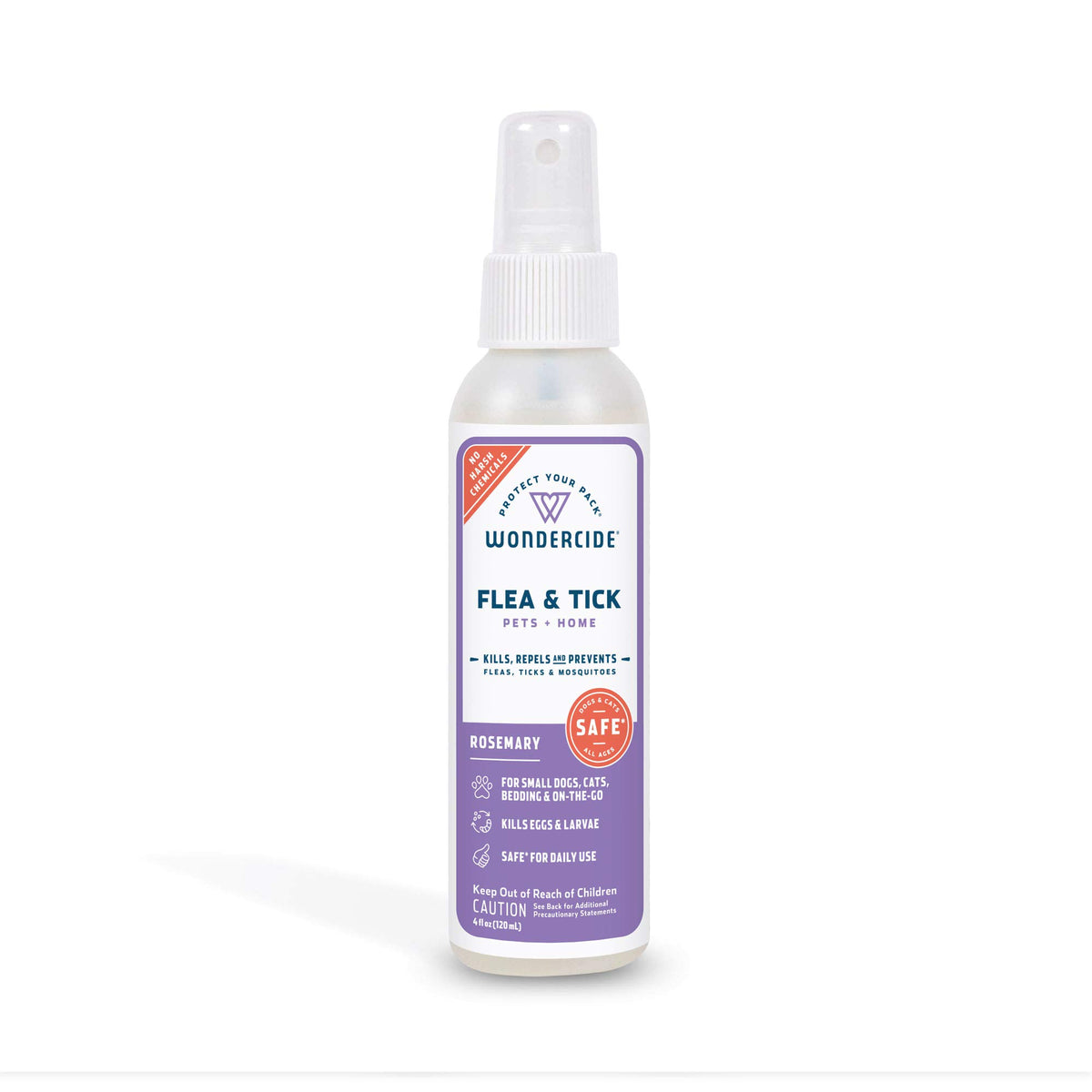 Wondercide Flea Tick & Mosquito Spray for Pets & Home - Rosemary 16 fl oz | With Natural Essential Oils - Killer, Control, Prevention, Treatment of Fleas & Ticks for Dogs and Cats - Pet & Family Safe