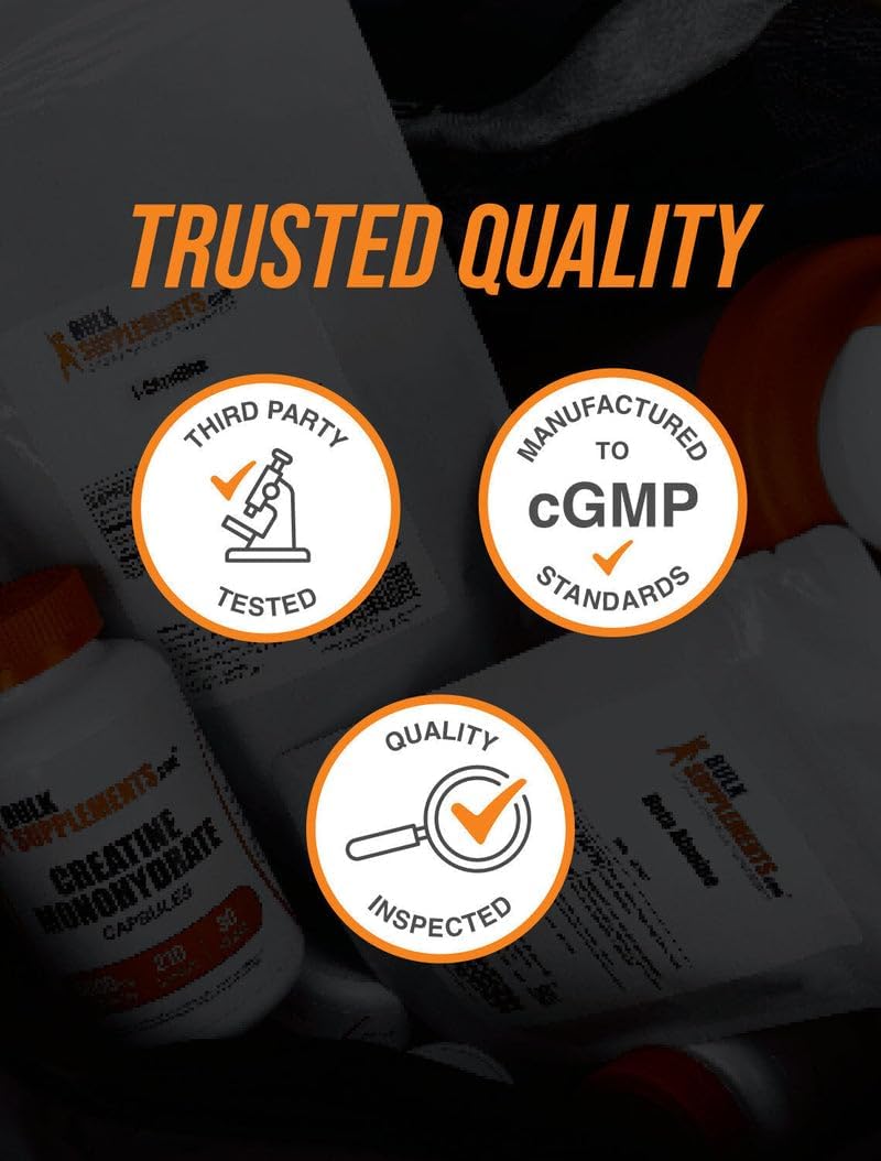 BulkSupplements.com Creatine Monohydrate Capsules - Micronized Creatine Pills - Gluten Free, 7 Capsules per Serving (5000mg), 420 Count (Pack of 1)