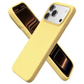 ORNARTO for iPhone 17 Pro Max Case, Liquid Silicone, Chalk Pink